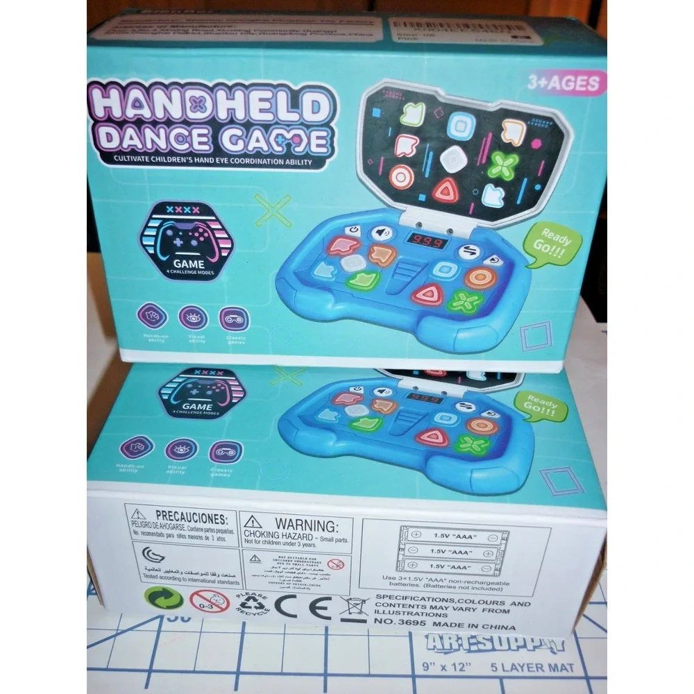 Handheld Finger Dance Game Electronic Memory Rhythm Puzzle‎ Console Toy No. 3695